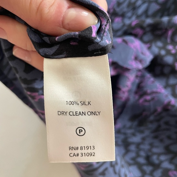 Plenty by Tracy Reese exclusive for Barneys, Silk Leopard Top, Size Small - Picture 3 of 6